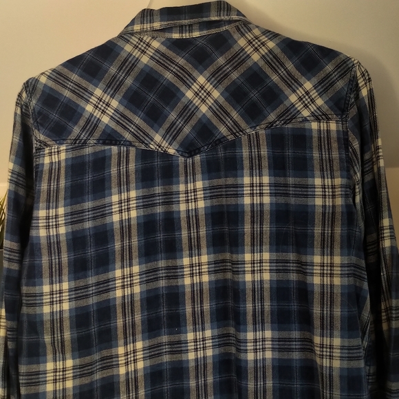 American Eagle Outfitters Boyfriend Fit Flannel Size M - Picture 7 of 10